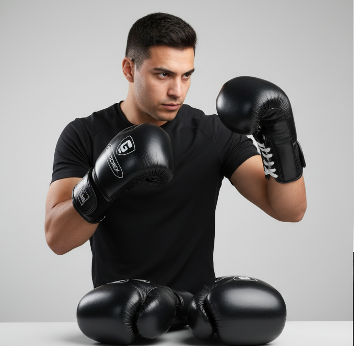 Lace-Up Boxing Gloves