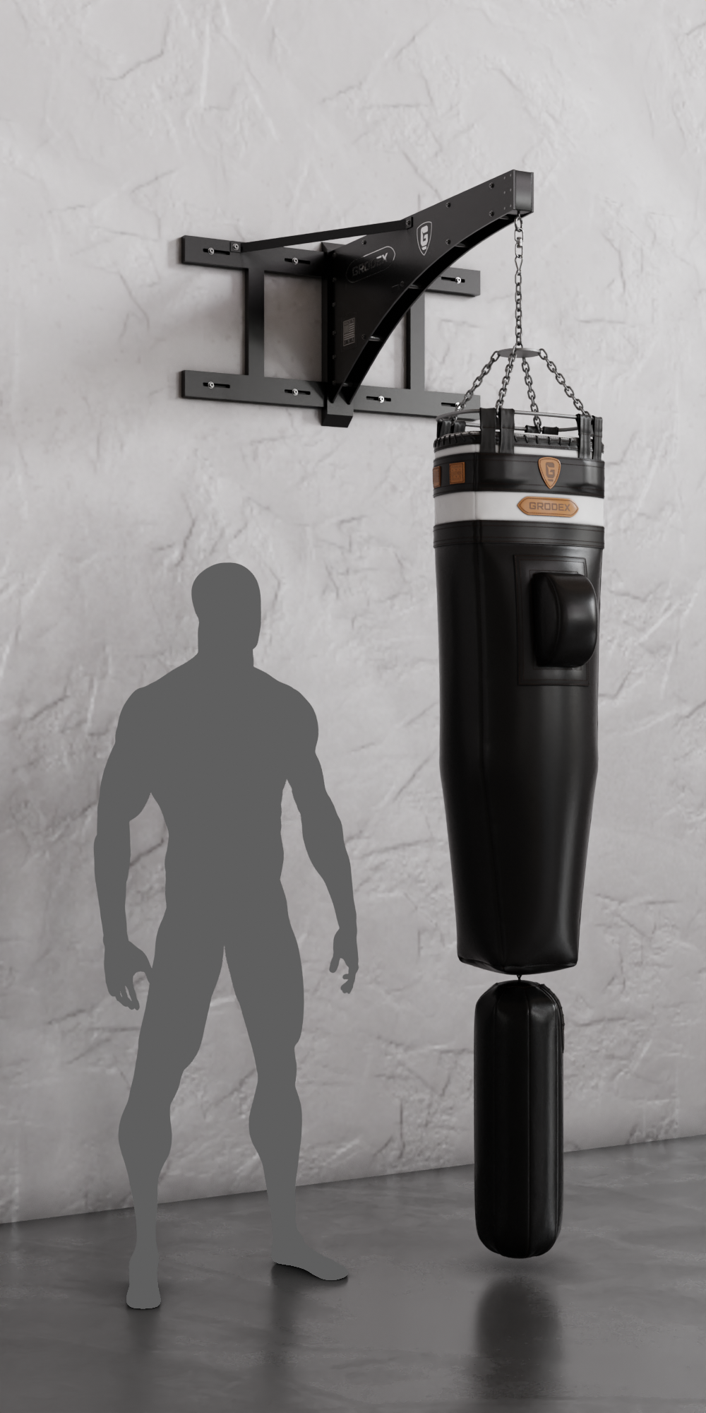 Cone Punching Bag w/Precision Piece and Leg extension